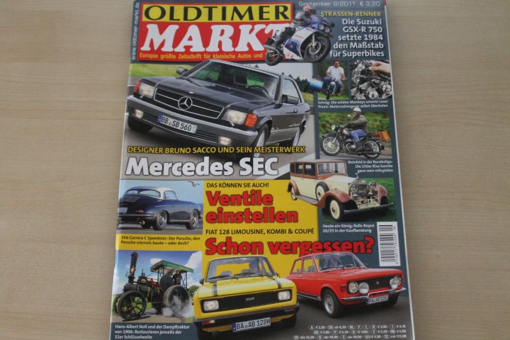 Deckblatt Oldtimer Markt (09/2011)
